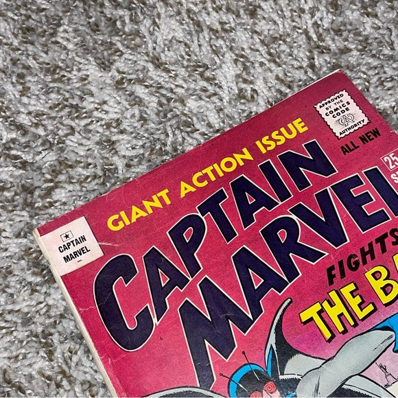 VINTAGE 1966 M.F. ENTERPRISES CAPTAIN MARVEL The Bat App SA Giant Size Comic #3 - Picture 2 of 8